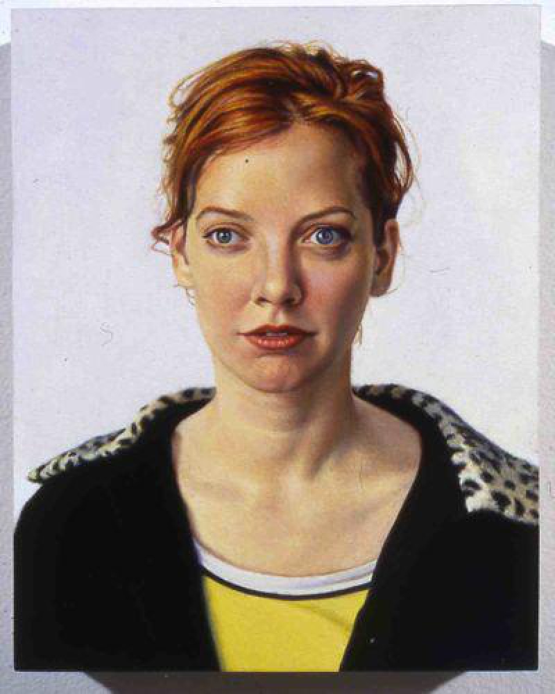 woman with yellow shirt