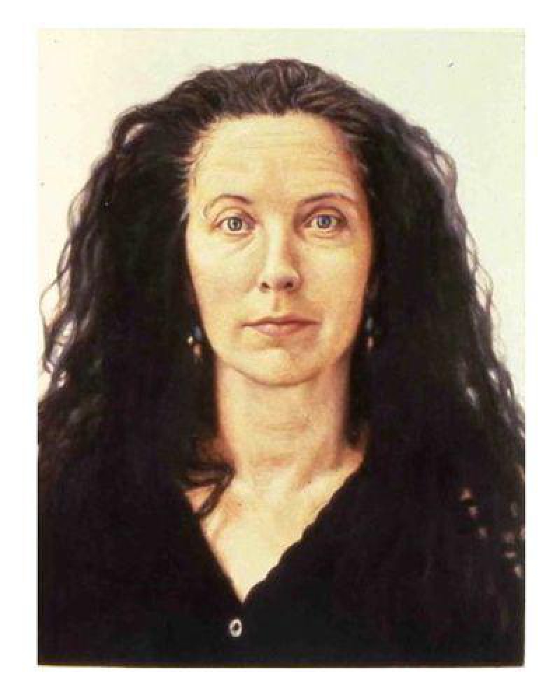 woman with dark hair